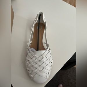 Leather White Sandals